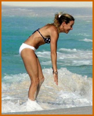 Sheryl Crow in Bikini in The Bahamas